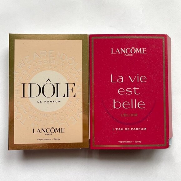 Lancome Idole & La Vie Est Belle EDP Sample Sprays .04oz, 1.2ml Each - Picture 1 of 5